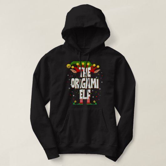 Elf Matching Gag Geschenke Hoodie (Design vorne)