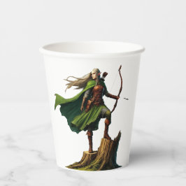 Elf mit Bow Pappbecher