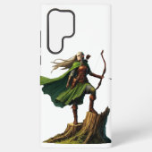 Elf mit Bow Samsung Galaxy Hülle (Rückseite)