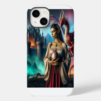 Elf mit Drachenei iPhone 14 Hülle