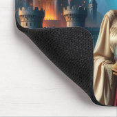 Elf mit Drachenei Mousepad (Ecke)