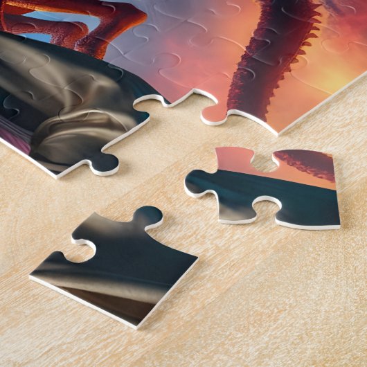 Elf mit Drachenei Puzzle (Seite)