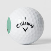 Elf mit Geschenk Callaway Warbird Golfbälle 12 pk (Logo)