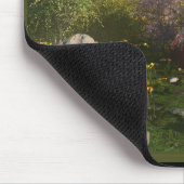 Elf mit Hirsch in Woods Fantasy Mousepad (Ecke)