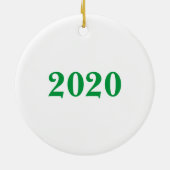 Elf mit Maske COVID-19 Weihnachtsschmuck (Hinten)