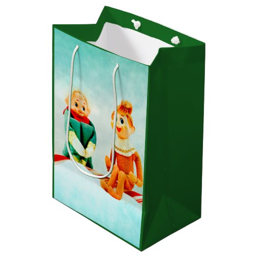 Elf Mittlere Geschenktüte (Vorderseite Schrägansicht)