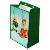 Elf Mittlere Geschenktüte (Rückseite Schrägansicht)