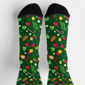 Elf Movie Candy Muster Socks Socken (Oben)