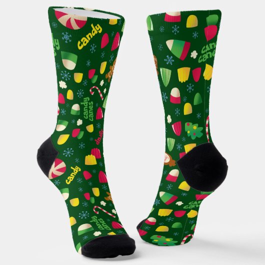 Elf Movie Candy Muster Socks Socken (Gewinkelt)
