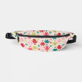 Elf-Muster für farbenfrohe Mäntel und Schuhe Bauchtasche (Vorderseite)