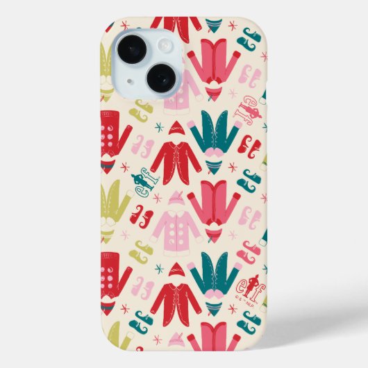 Elf-Muster für farbenfrohe Mäntel und Schuhe Case-Mate iPhone Hülle (Rückseite)