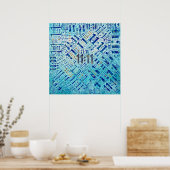 elf Numerologiemuster #1 Poster (Küche)