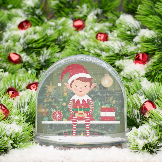 Elf on Shelf Christmas Snow Globe Schneekugeln (Weihnachten)