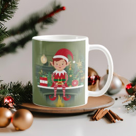 Elf on Shelf Coffee Tasse