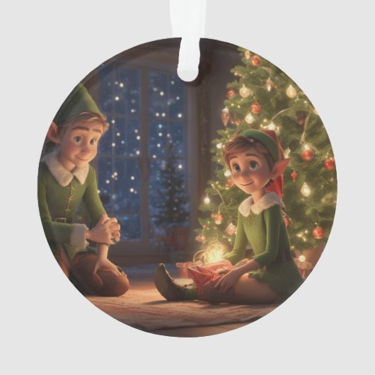 Elf Ornament (Rückseite)