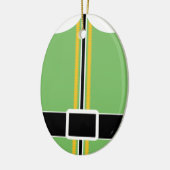 Elf-Ovalschmuck Keramikornament (Links)