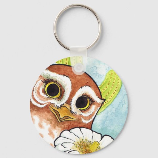 Elf Owl Blossom Schlüsselanhänger (Vorderseite)