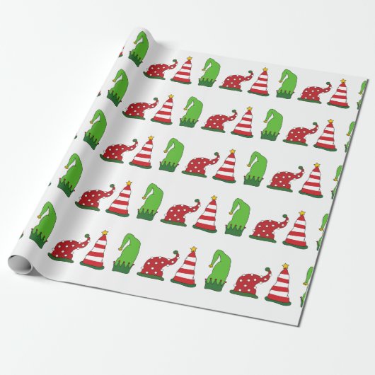 Elf-Packpapier Geschenkpapier (Ungerollt)