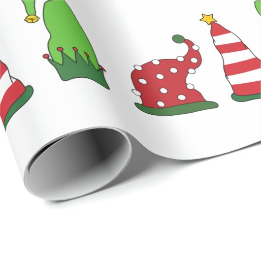 Elf-Packpapier Geschenkpapier (Rolleneckpunkt)