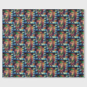 Elf-Packpapier Geschenkpapier (Flach)