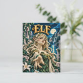 Elf, Paper Cut Monster Postkarte (Stehend Vorderseite)