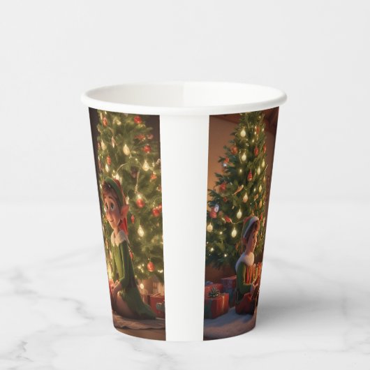 Elf Pappbecher (Links)