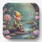 Elf Pappteller (Vorderseite)