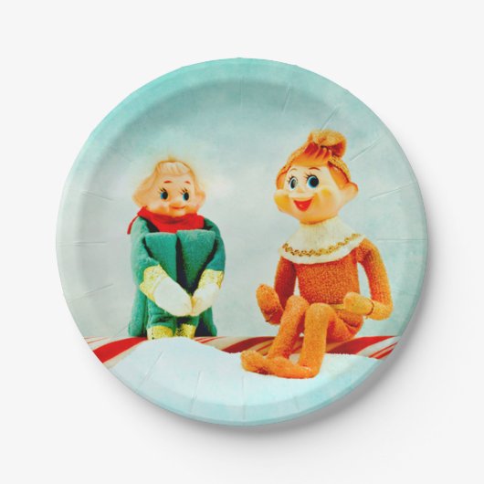 Elf Pappteller (Vorderseite)