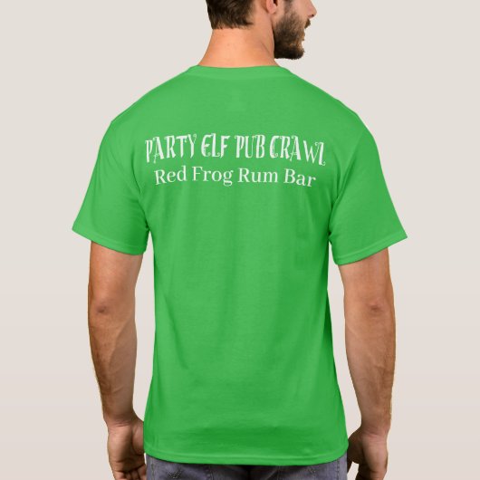 elf Party T-Shirt (Rückseite)