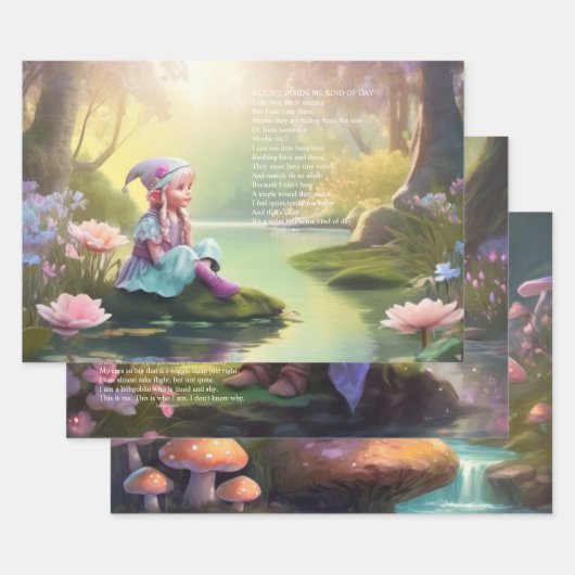Elf Poetry Geschenkpapier Set (Set)