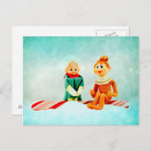 Elf Postkarte (Vorne/Hinten)