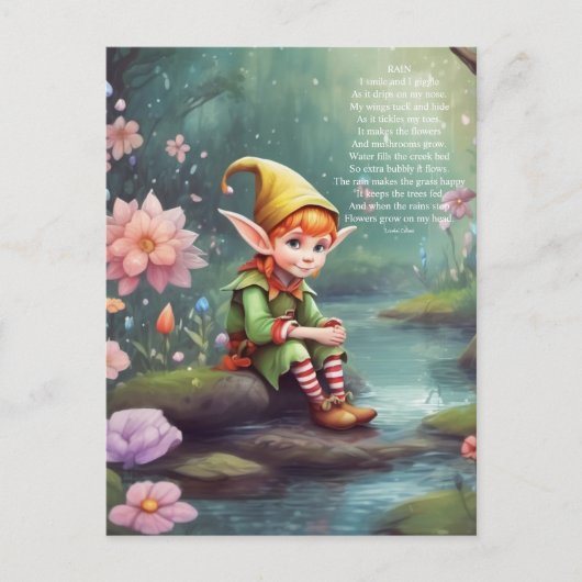 Elf Postkarte (Vorderseite)