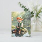 Elf Postkarte (Stehend Vorderseite)