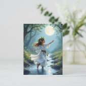 Elf Postkarte (Stehend Vorderseite)