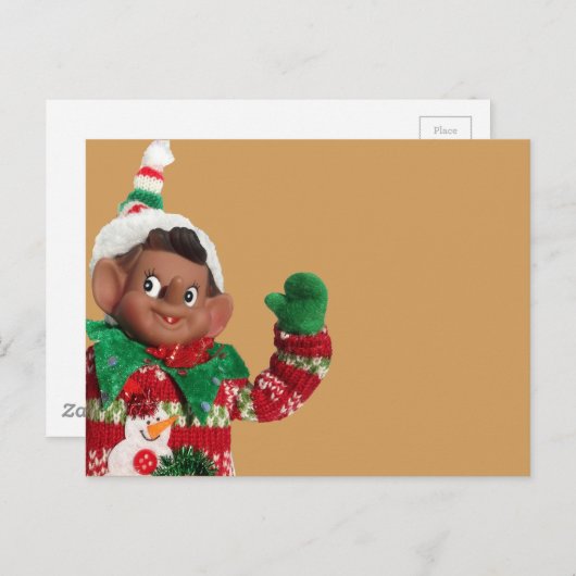 Elf Postkarte (Vorne/Hinten)