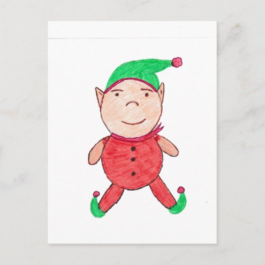 Elf Postkarte (Vorderseite)