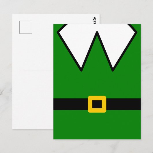 Elf Postkarte (Vorne/Hinten)