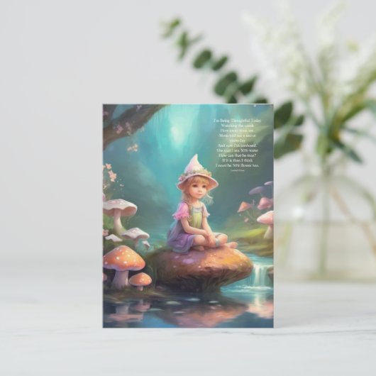 Elf Postkarte (Stehend Vorderseite)