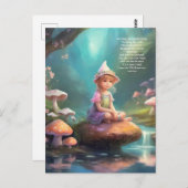 Elf Postkarte (Vorne/Hinten)