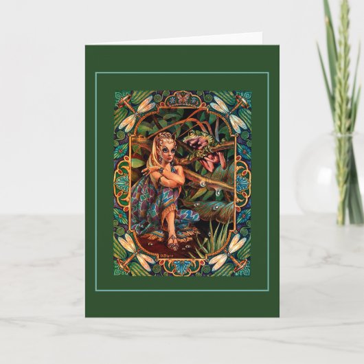 Elf Princess Card Feiertagskarte (Vorderseite)