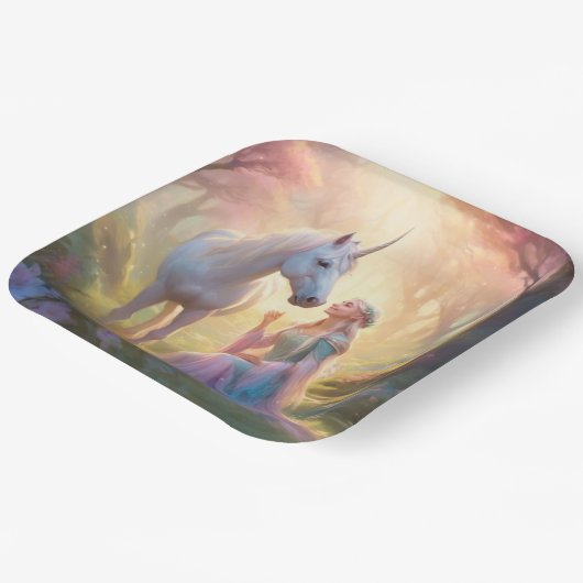 Elf Princess Pappteller (Gewinkelt)