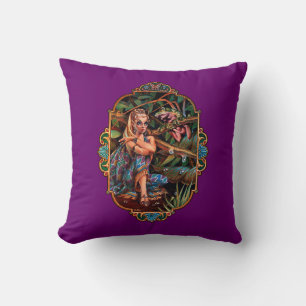 Elf Princess Throw Pillow Kissen