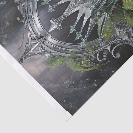 Elf Prinzessin, Silberkrone von Ferns Seidenpapier (Ausschnitt)