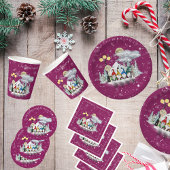 Elf Quartett Weihnachtsfeier Party Einladung