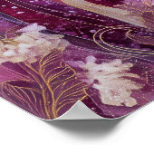 Elf Queen Goddess Celestial Fantasy Wall Art Print Poster (Ecke)