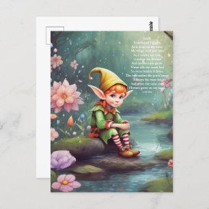 Elf Rain Postkarte