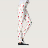 Elf Red Hat Winter Weihnachten Niedlich Leggings (Rechts)