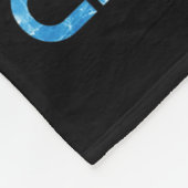 Elf Riding Tiger Shark Snowman Present Merry Chris Fleecedecke (Ecke)