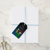 Elf & Robot Geschenkanhänger (Mit Garn)
