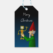 Elf & Robot Geschenkanhänger (Vorderseite)